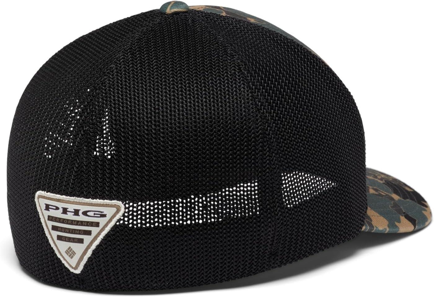 imageColumbia UnisexAdult PHG Antlers Mesh Ball CapCapCordovan Duck CamoBlack