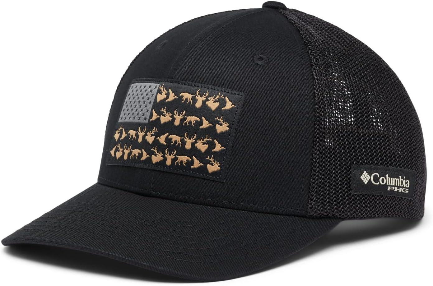 imageColumbia UnisexAdult PHG Game Flag Mesh Ball Cap Low CrownBlack