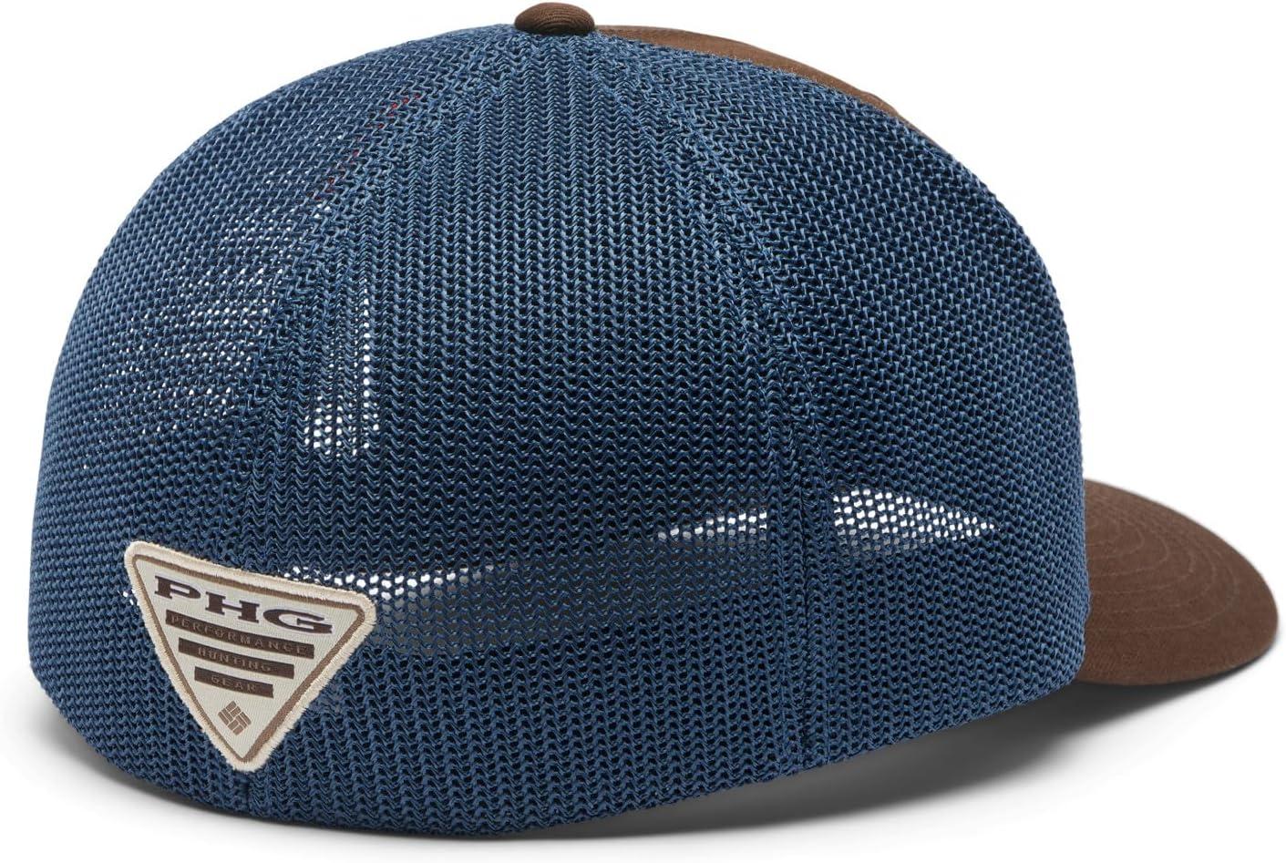 imageColumbia UnisexAdult PHG Game Flag Mesh Ball Cap Low CrownCordovanZincWaterfowl Flag