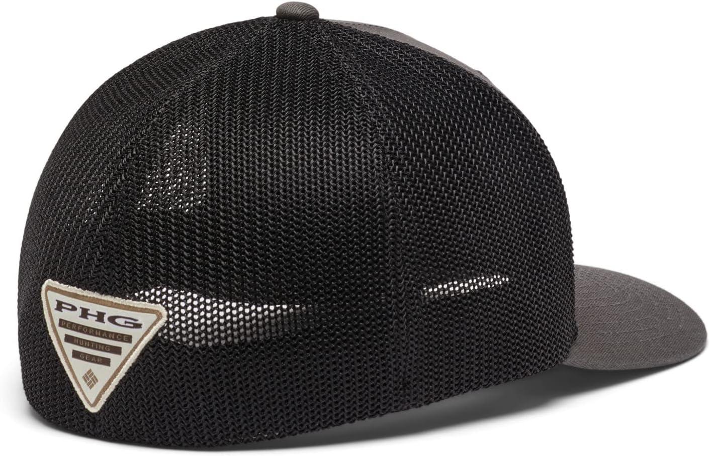 imageColumbia UnisexAdult PHG Game Flag Mesh Ball Cap Low CrownGrillBlack