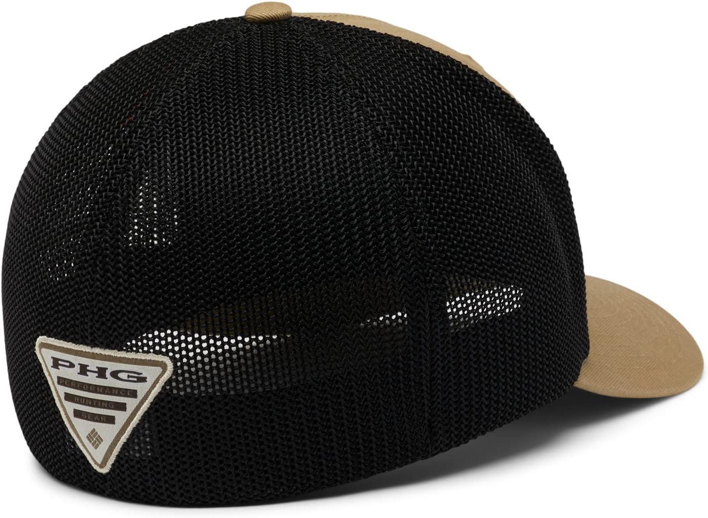 imageColumbia UnisexAdult PHG Game Flag Mesh Ball Cap Low CrownSaharaBlack