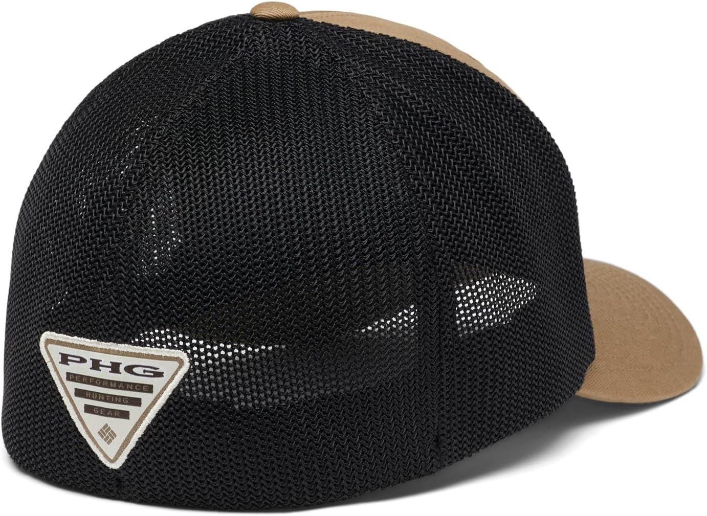 imageColumbia UnisexAdult PHG Logo Mesh Ball CapFlaxBlack