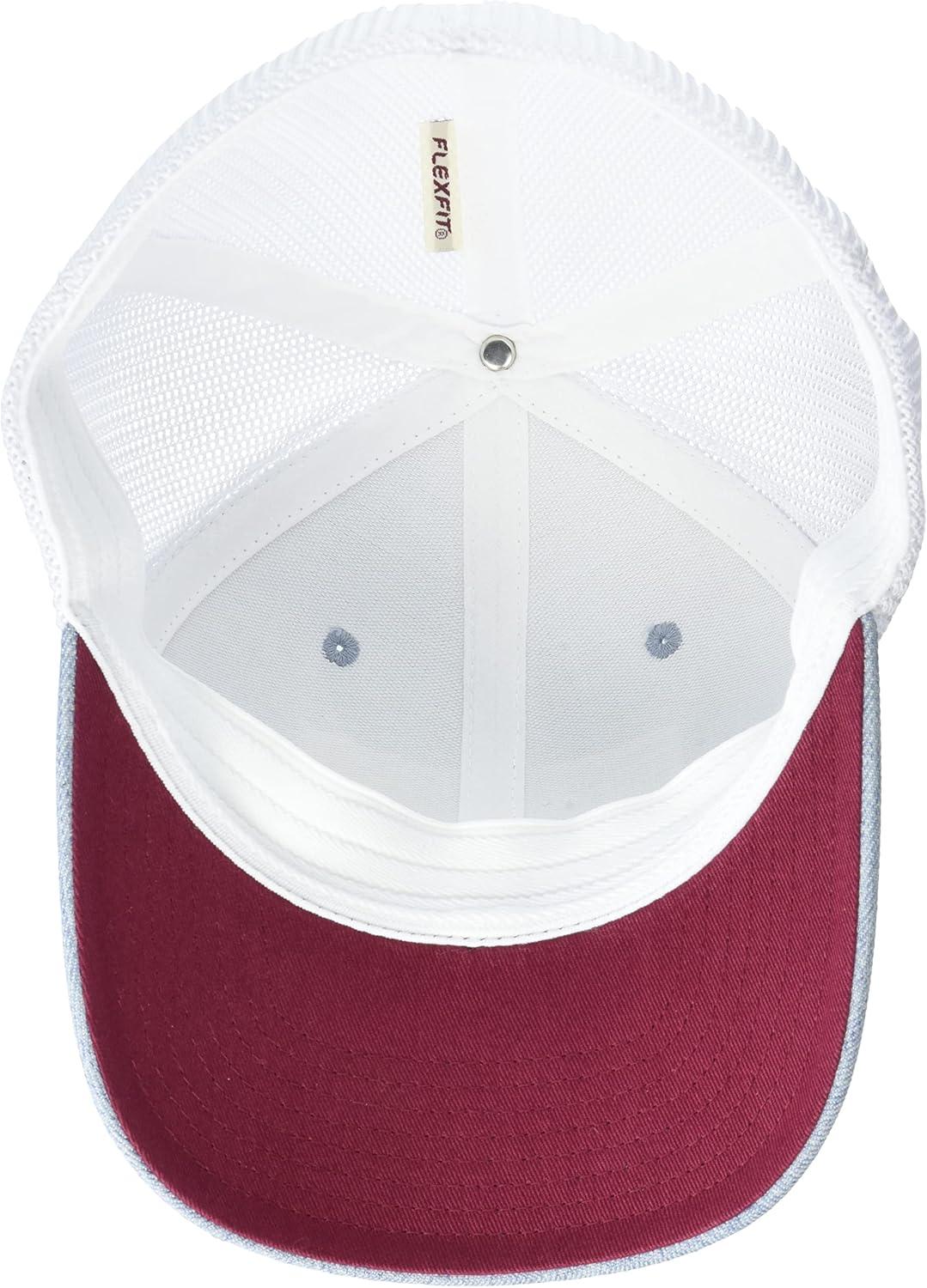 imageColumbia UnisexAdult Rugged Outdoor Mesh HatBaseball CapBluestone HeatherTree Flag Patch