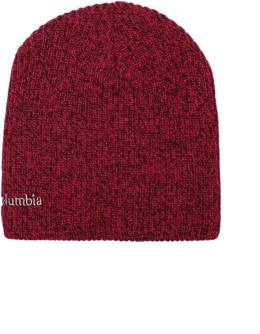 imageColumbia UnisexAdult Whirlibird Watch Cap BeanieMountain Red Black Marled