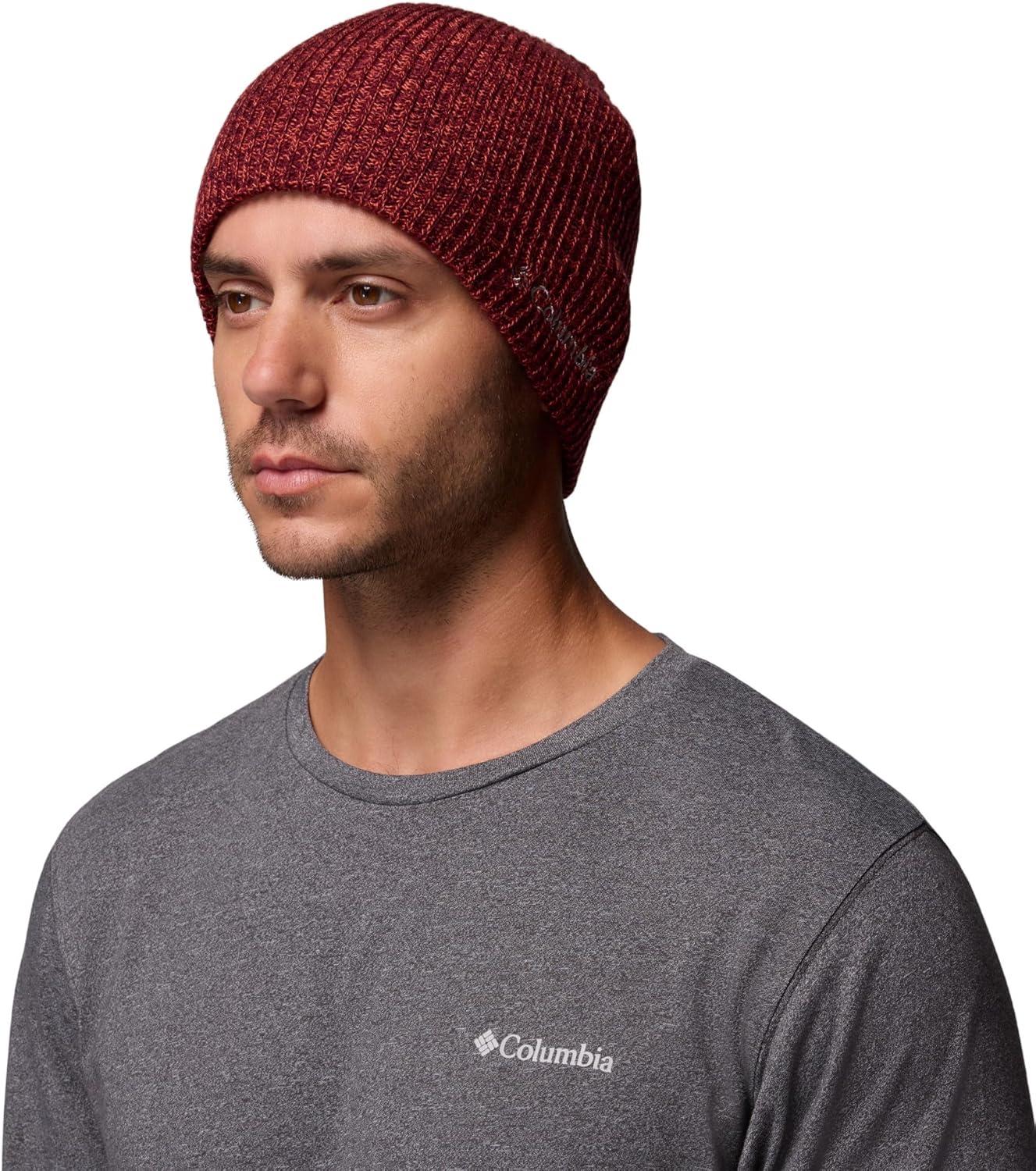 imageColumbia UnisexAdult Whirlibird Watch Cap BeanieRich WineZing Marled