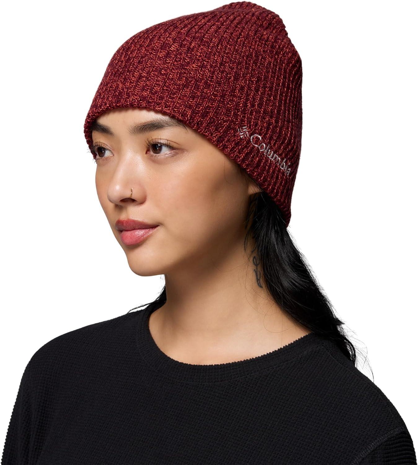 imageColumbia UnisexAdult Whirlibird Watch Cap BeanieRich WineZing Marled