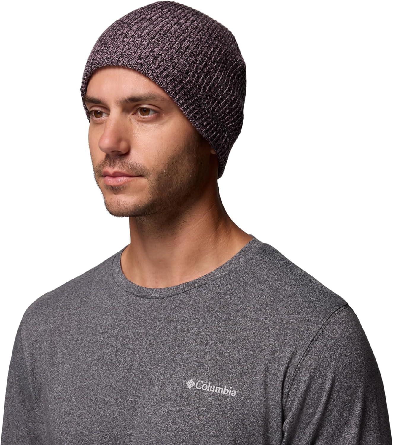 imageColumbia UnisexAdult Whirlibird Watch Cap BeanieShale PurpleBlack Marled