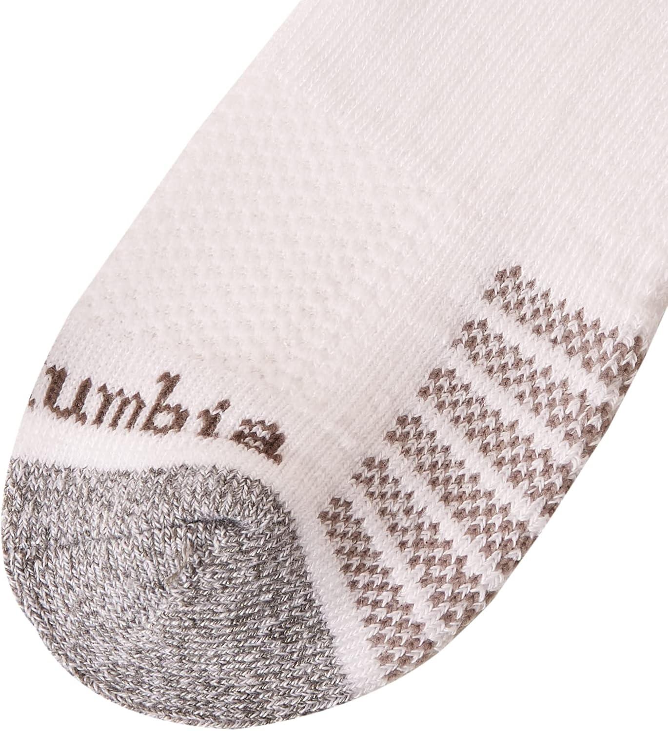 imageColumbia Womens 2 Pack Balance Point Walking Low Cut SocksWhiteColumbia Grey