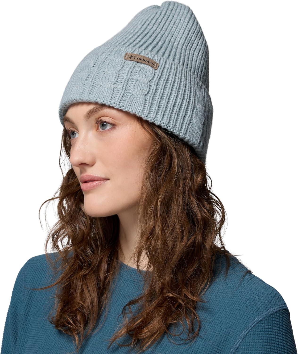 imageColumbia Womens Agate Pass Cable Knit BeanieCrushed Blue