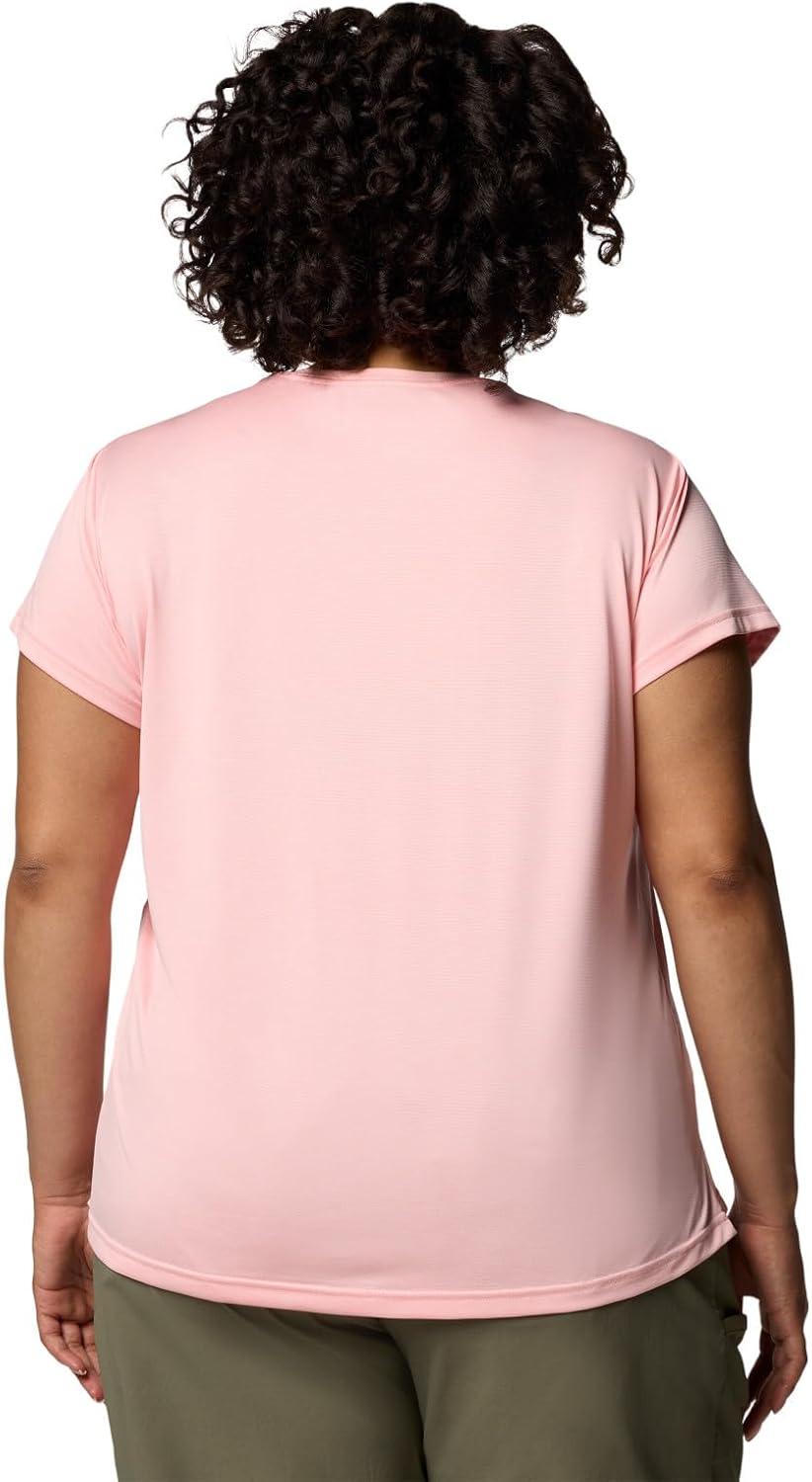 imageColumbia Womens Bluevista Hill Short Sleeve CrewPink Sand Heather