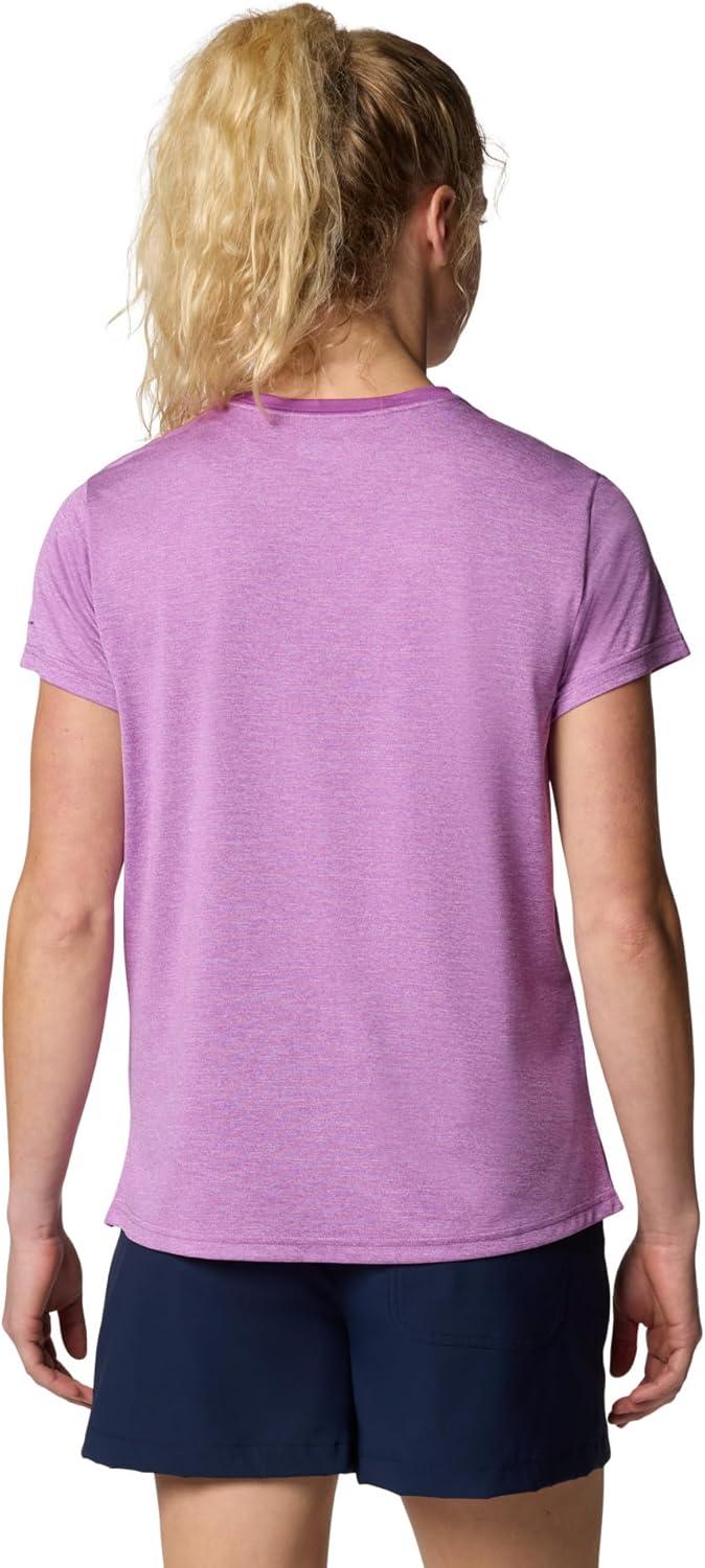 imageColumbia Womens Bluevista Hill Short Sleeve CrewRazzle Heather