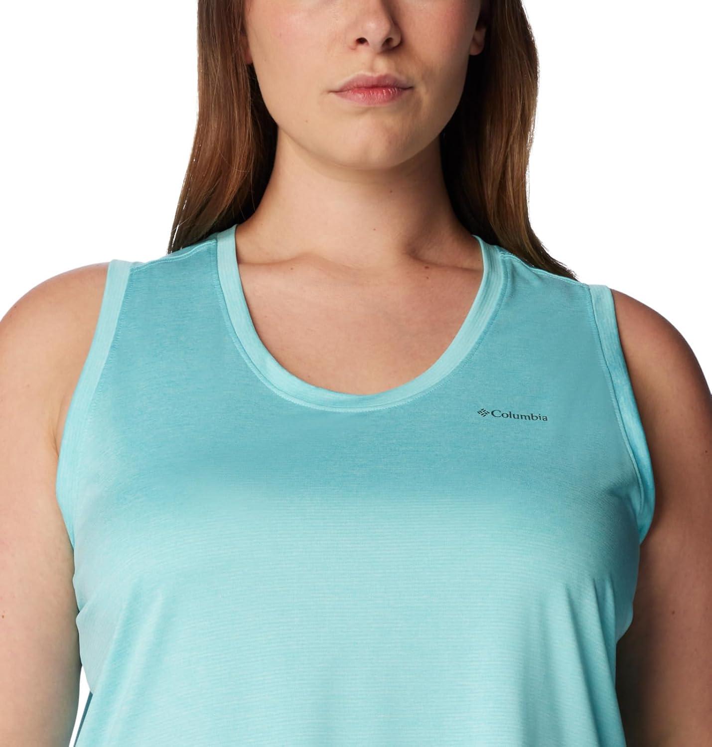 imageColumbia Womens Columbia Hike TankHiking ShirtAquamarine Heather