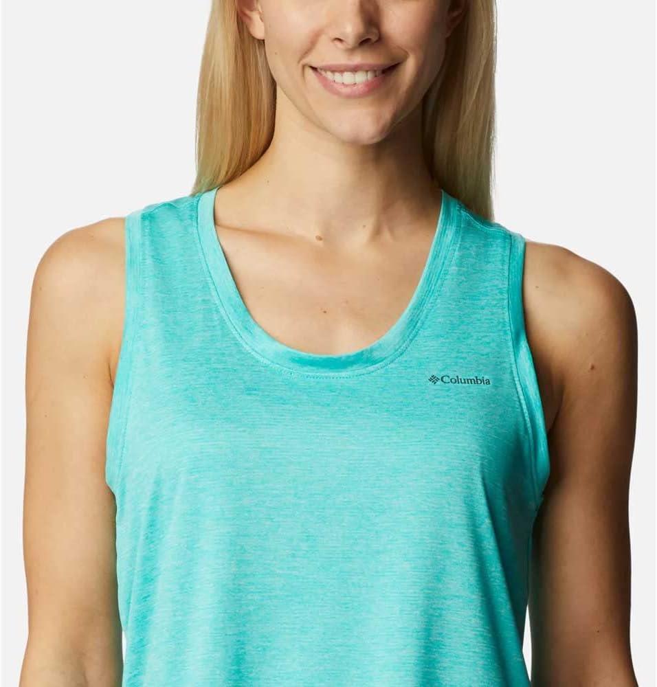 imageColumbia Womens Columbia Hike TankHiking ShirtBright Aqua Heather