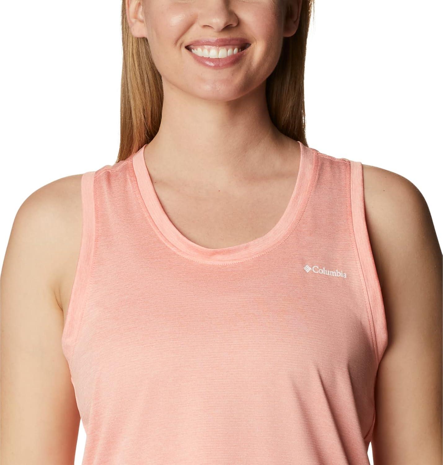 imageColumbia Womens Columbia Hike TankHiking ShirtCoral Reef Heather