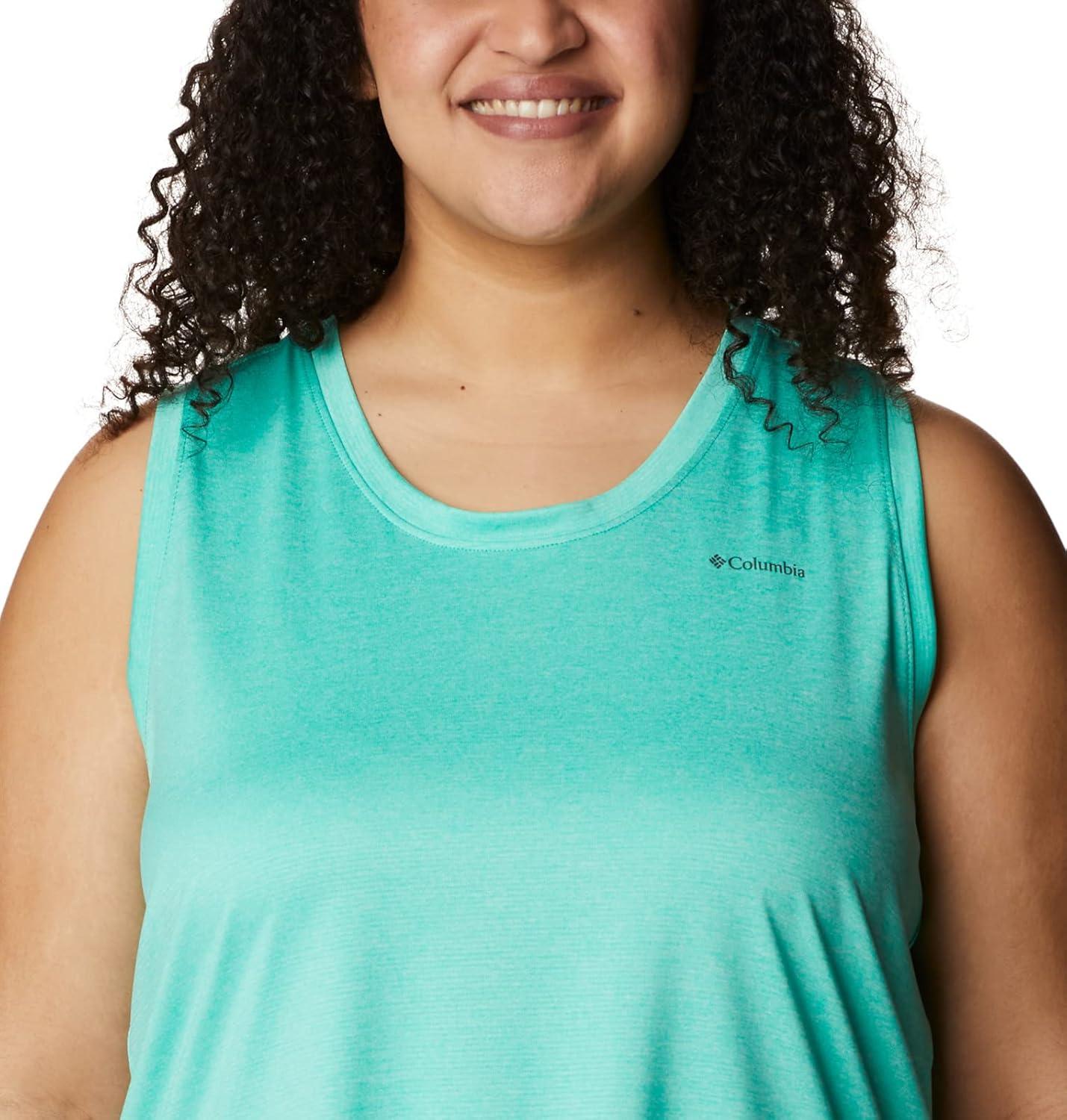 imageColumbia Womens Columbia Hike TankHiking ShirtElectric Turquoise Heather