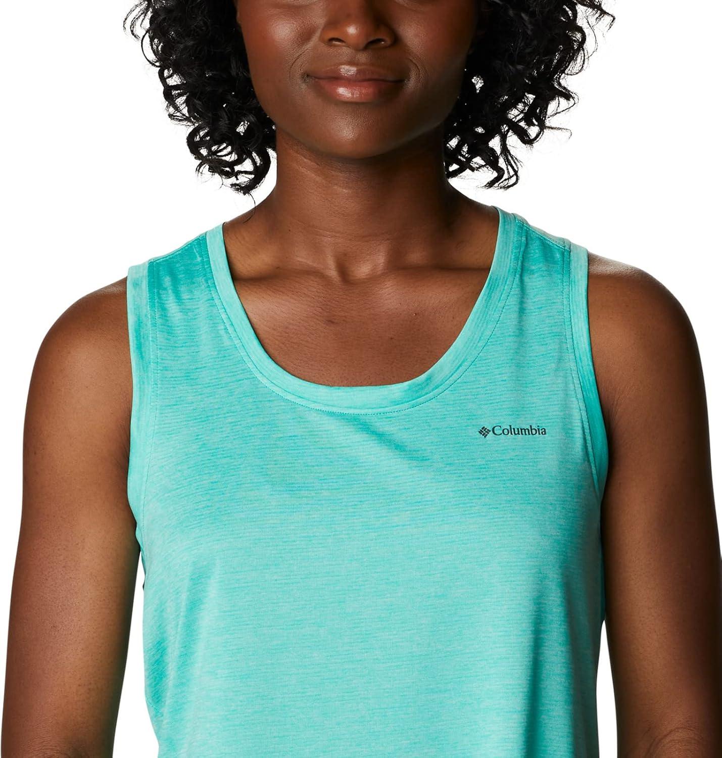 imageColumbia Womens Columbia Hike TankHiking ShirtElectric Turquoise Heather