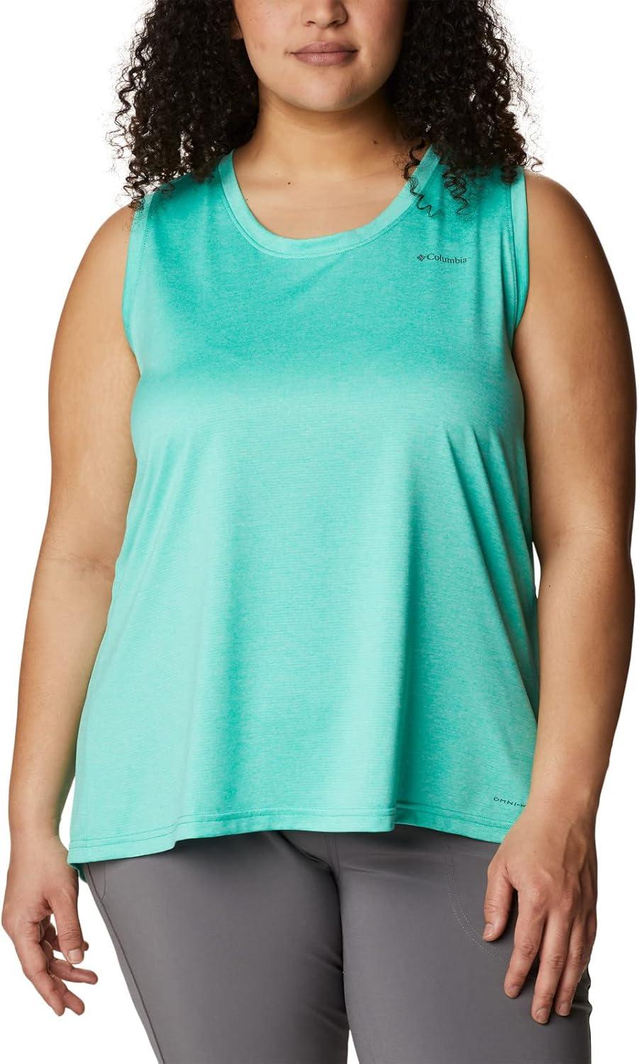 imageColumbia Womens Columbia Hike TankHiking ShirtElectric Turquoise Heather