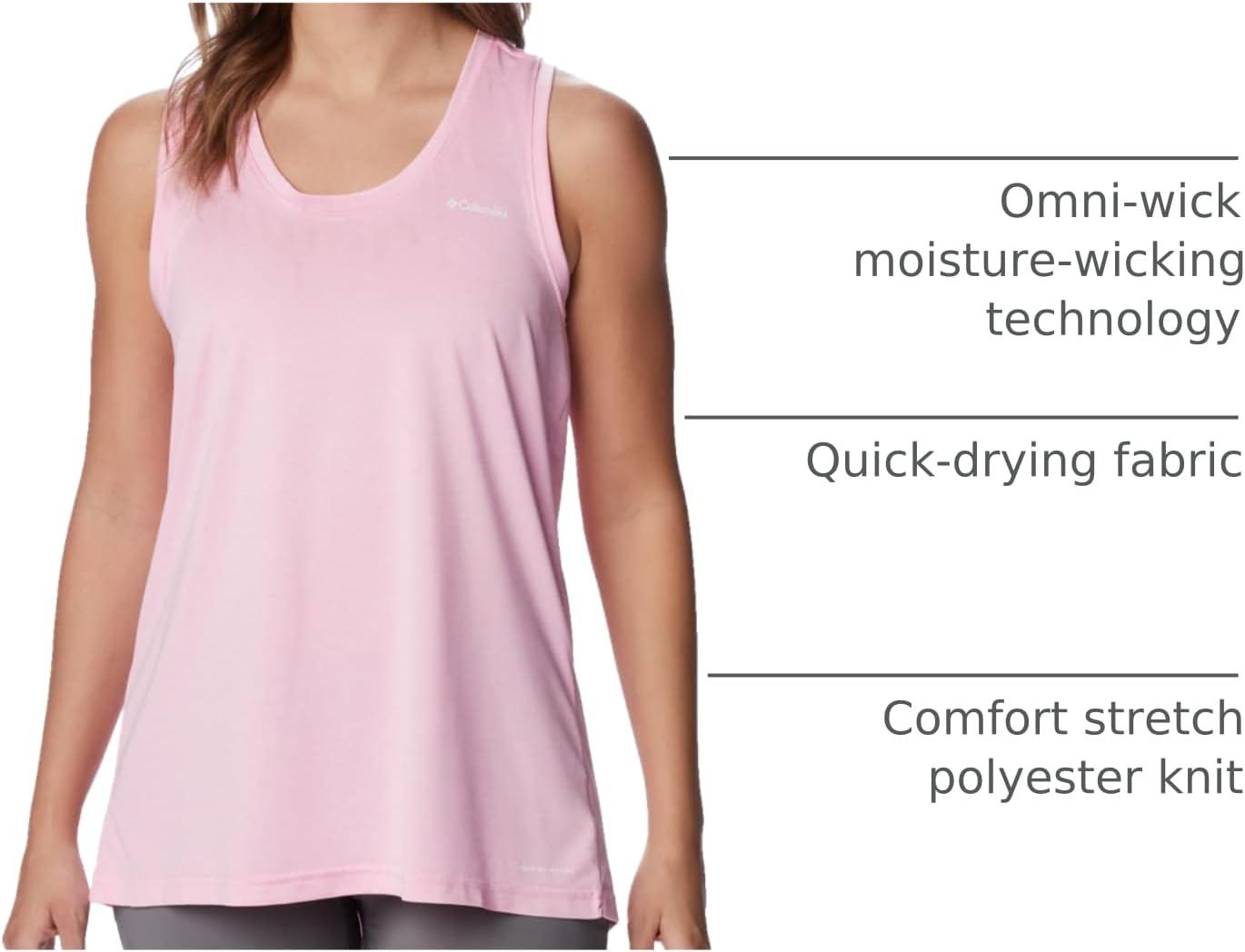 imageColumbia Womens Columbia Hike TankHiking ShirtWild Rose Heather
