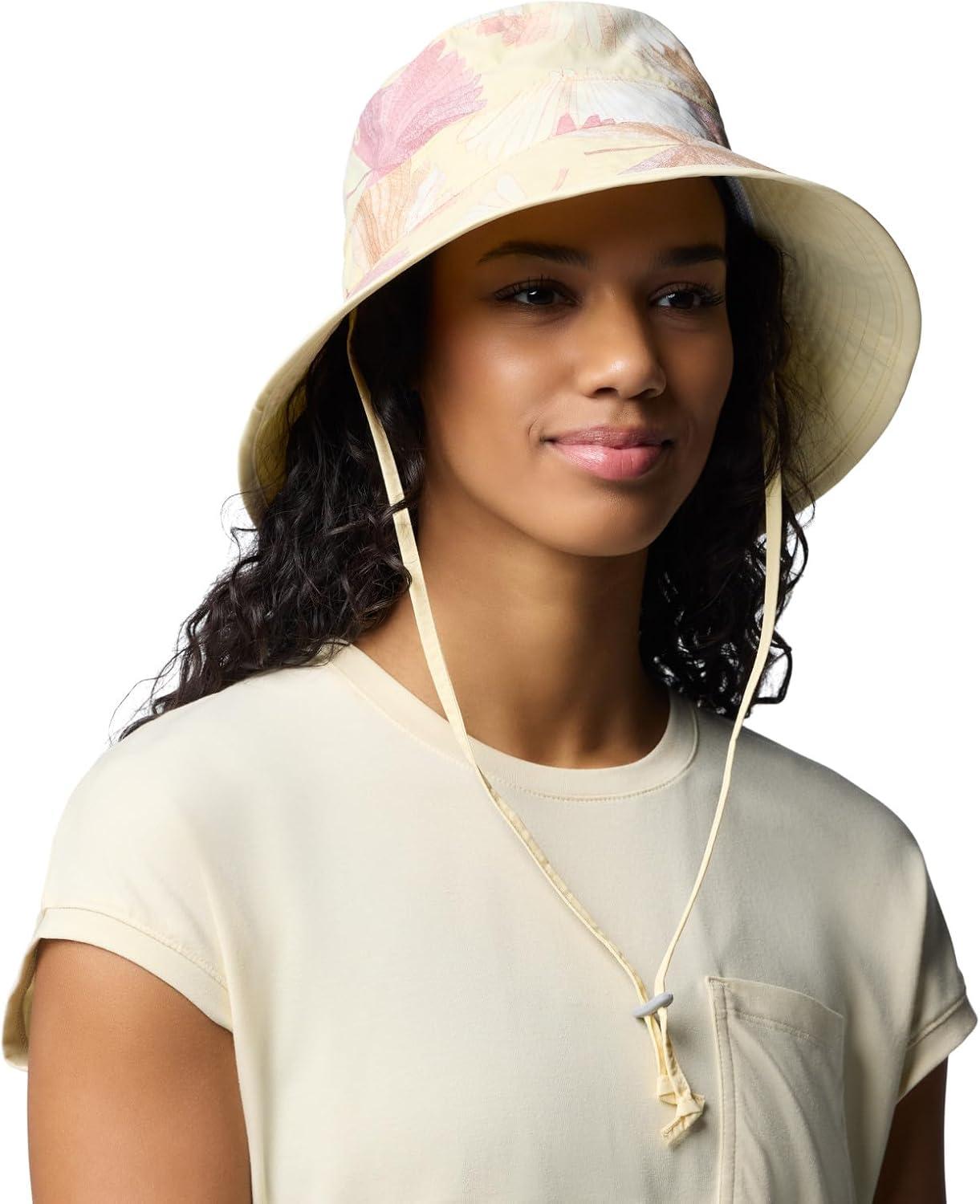 imageColumbia Womens Diamond Crest Printed Sun HatLemon Wash Rays