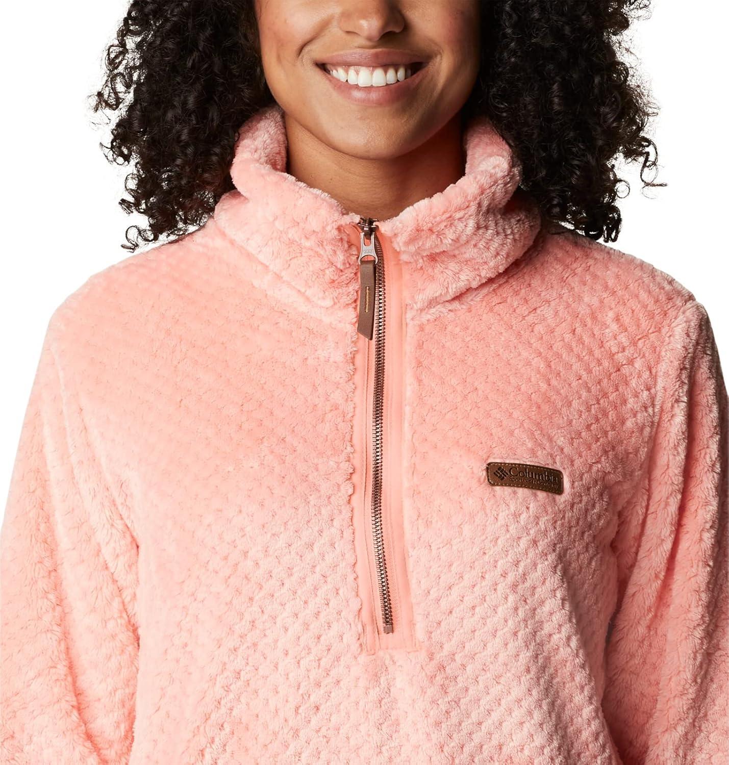 imageColumbia Womens Fire Side Sherpa 14 ZipCoral Reef