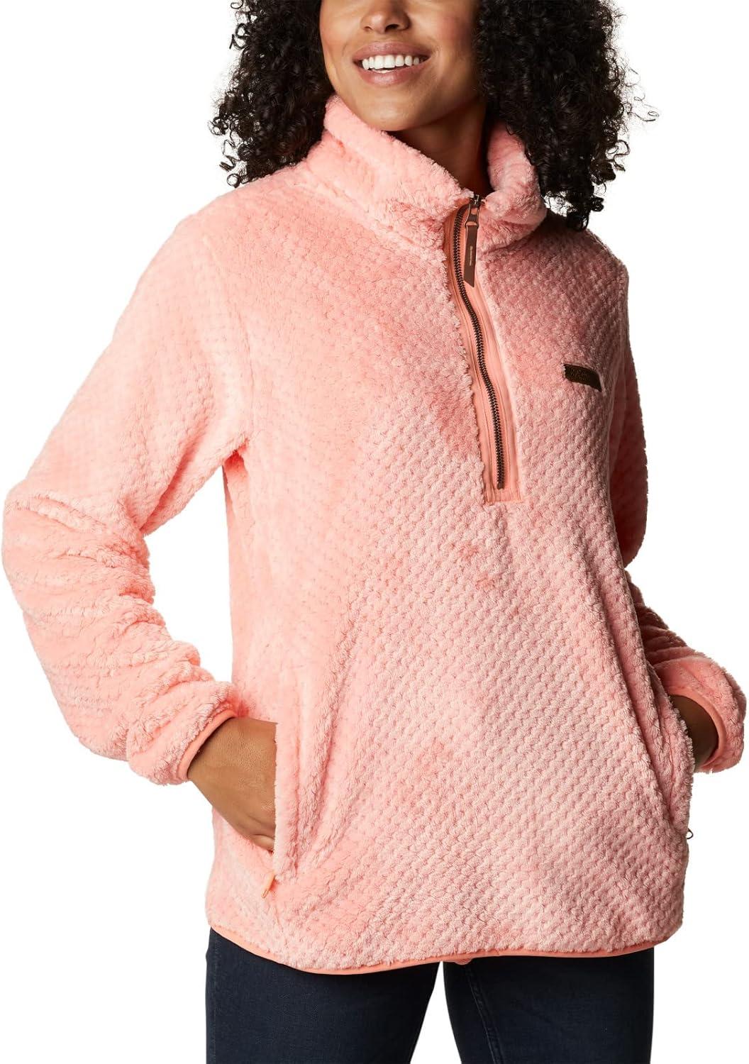 imageColumbia Womens Fire Side Sherpa 14 ZipCoral Reef