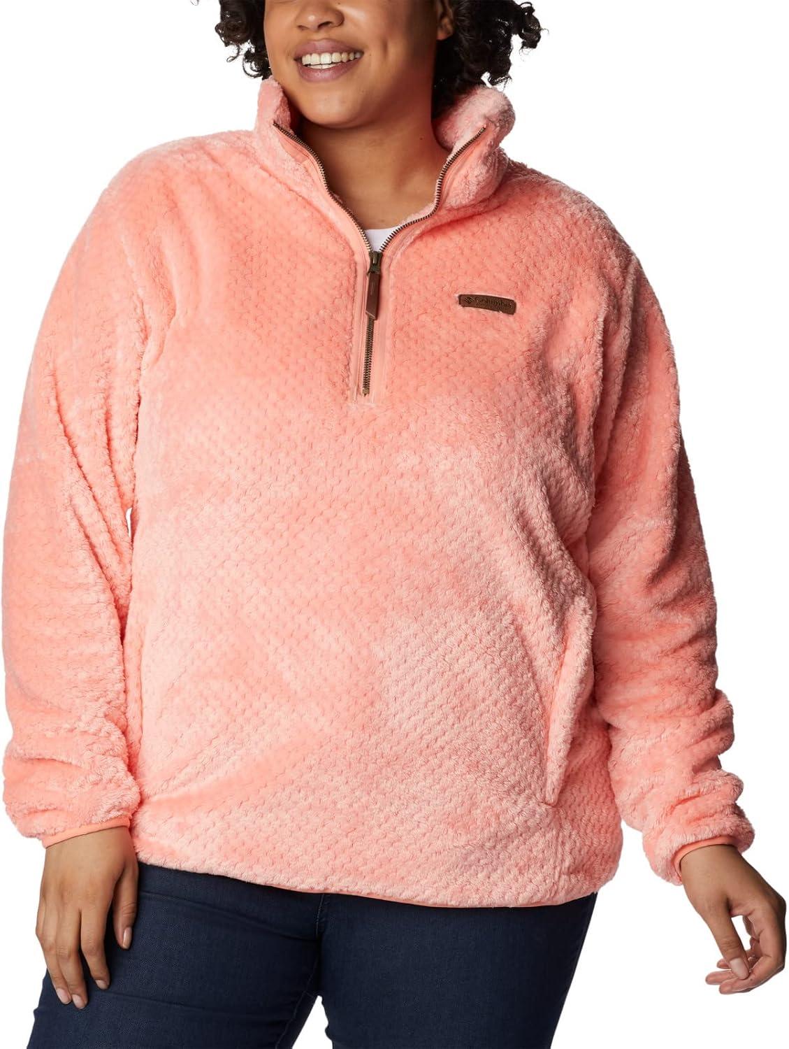 imageColumbia Womens Fire Side Sherpa 14 ZipCoral Reef
