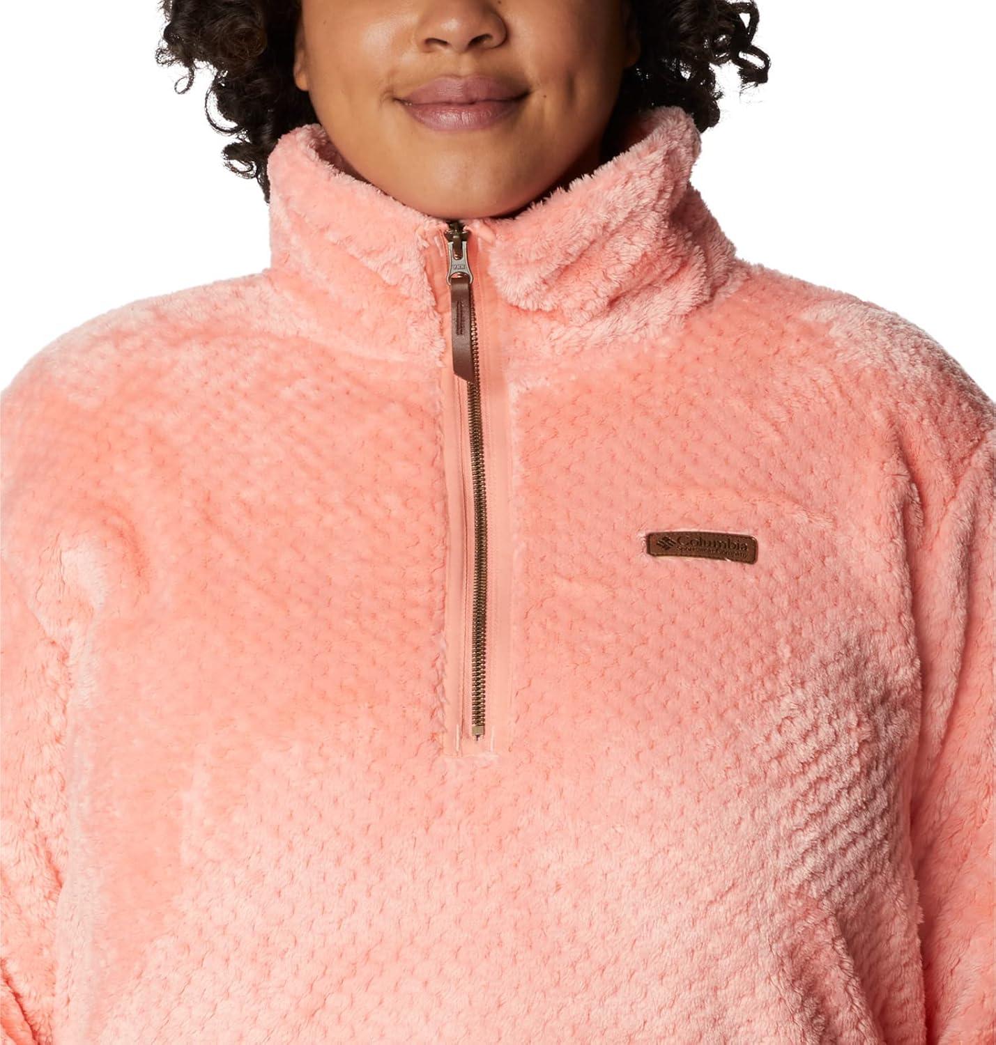 imageColumbia Womens Fire Side Sherpa 14 ZipCoral Reef