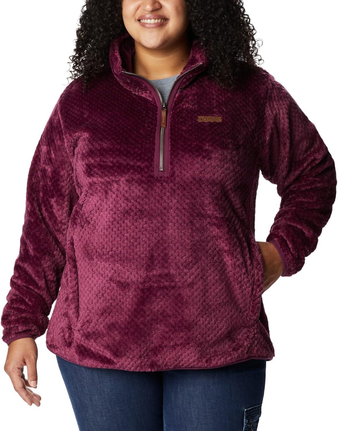 imageColumbia Womens Fire Side Sherpa 14 ZipMarionberry