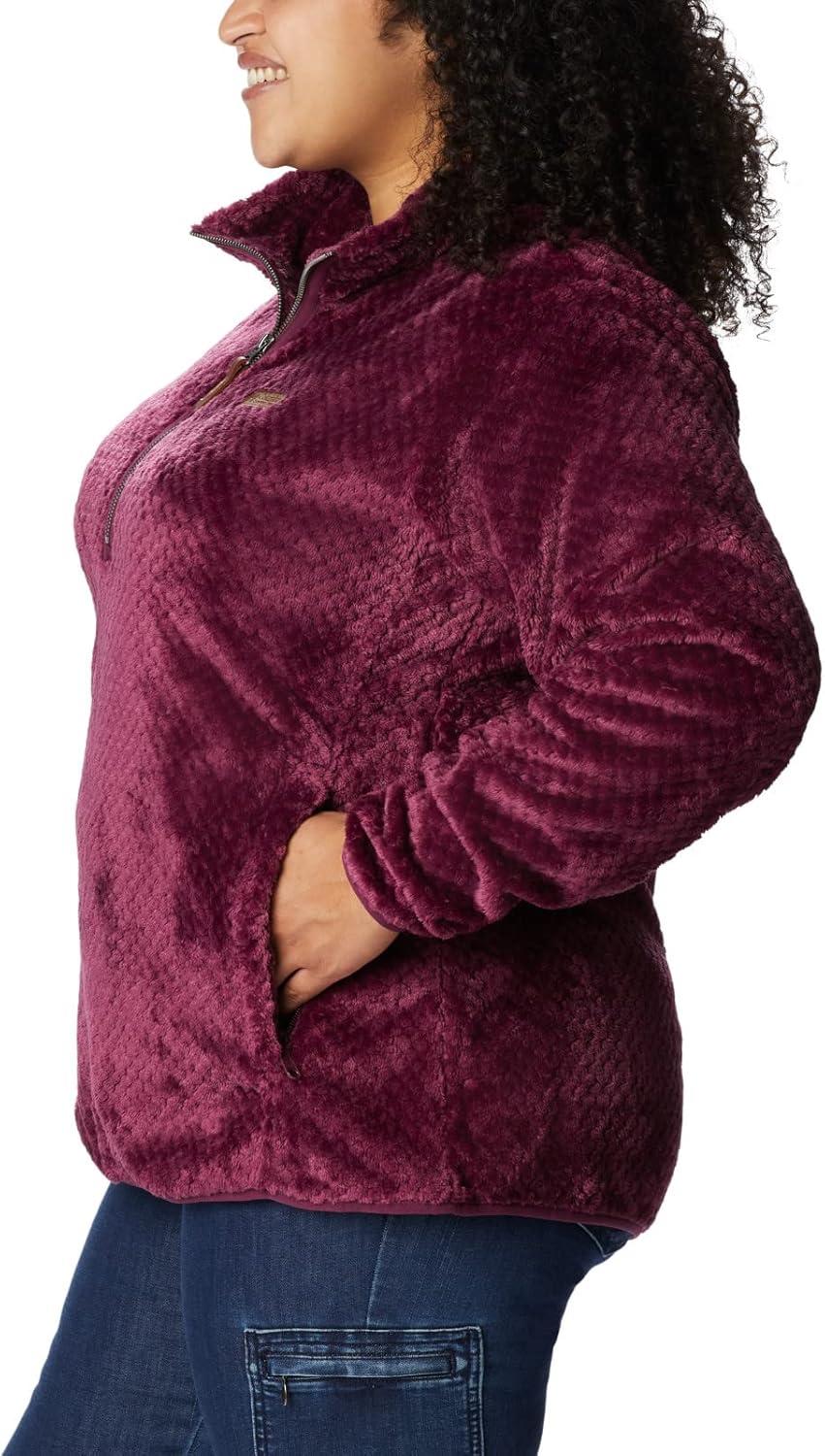 imageColumbia Womens Fire Side Sherpa 14 ZipMarionberry