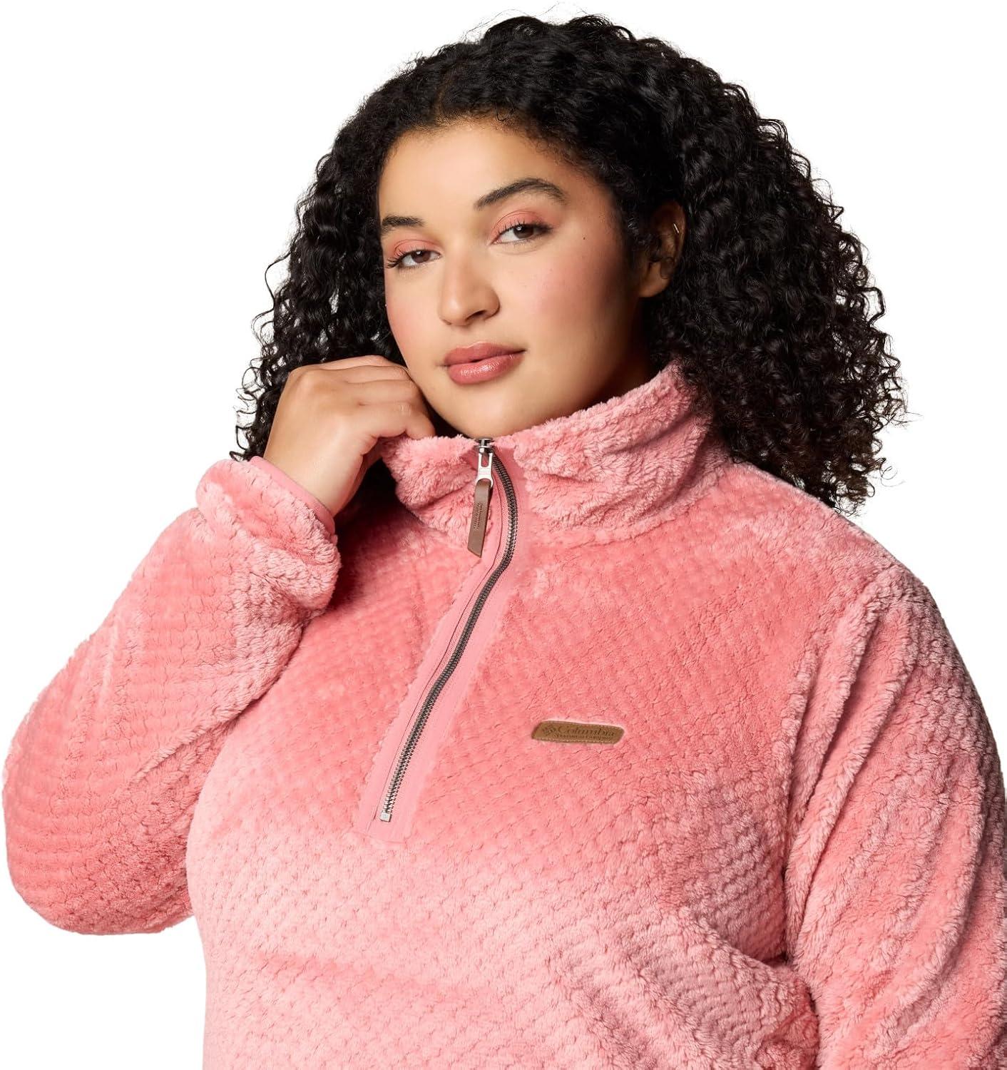 imageColumbia Womens Fire Side Sherpa 14 ZipPink Agave