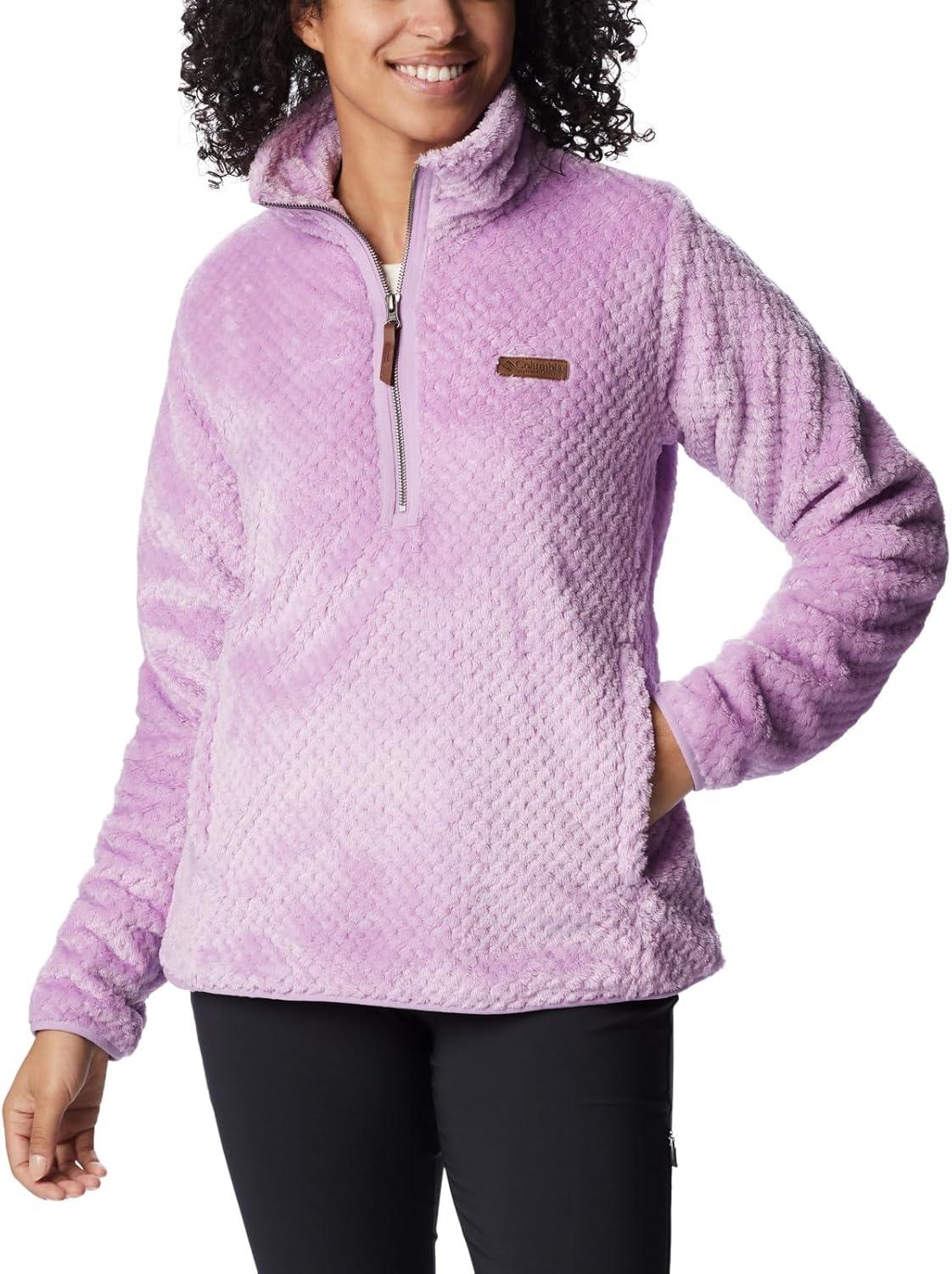 imageColumbia Womens Fire Side Sherpa 14 ZipPurple