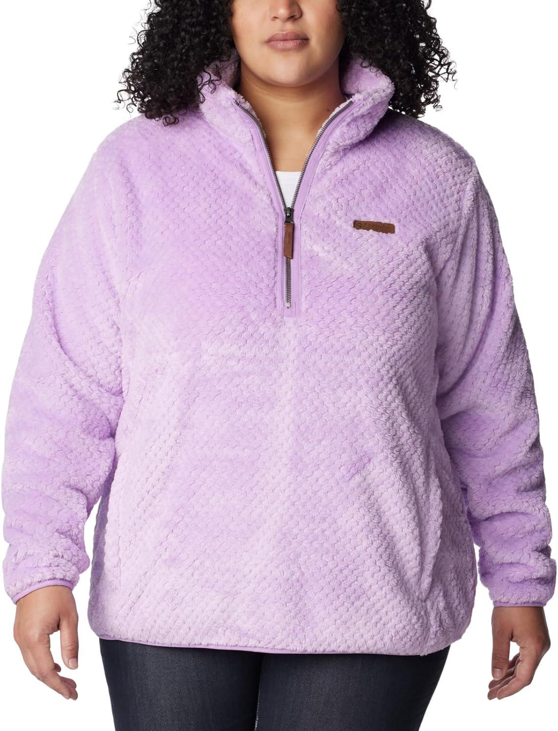 imageColumbia Womens Fire Side Sherpa 14 ZipPurple