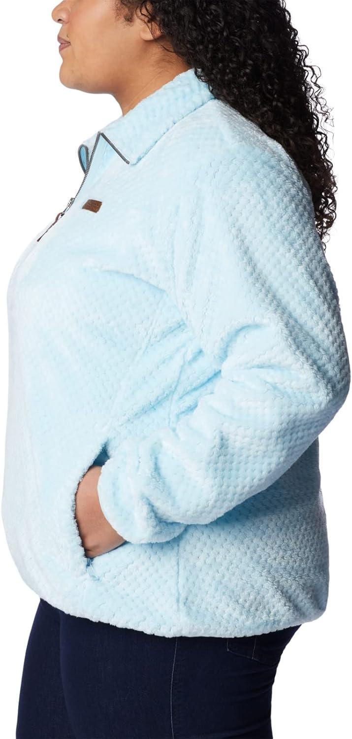 imageColumbia Womens Fire Side Sherpa 14 ZipSpring Blue