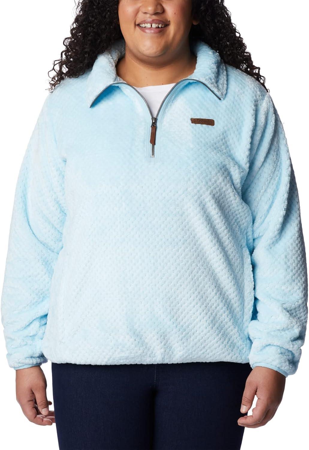 imageColumbia Womens Fire Side Sherpa 14 ZipSpring Blue