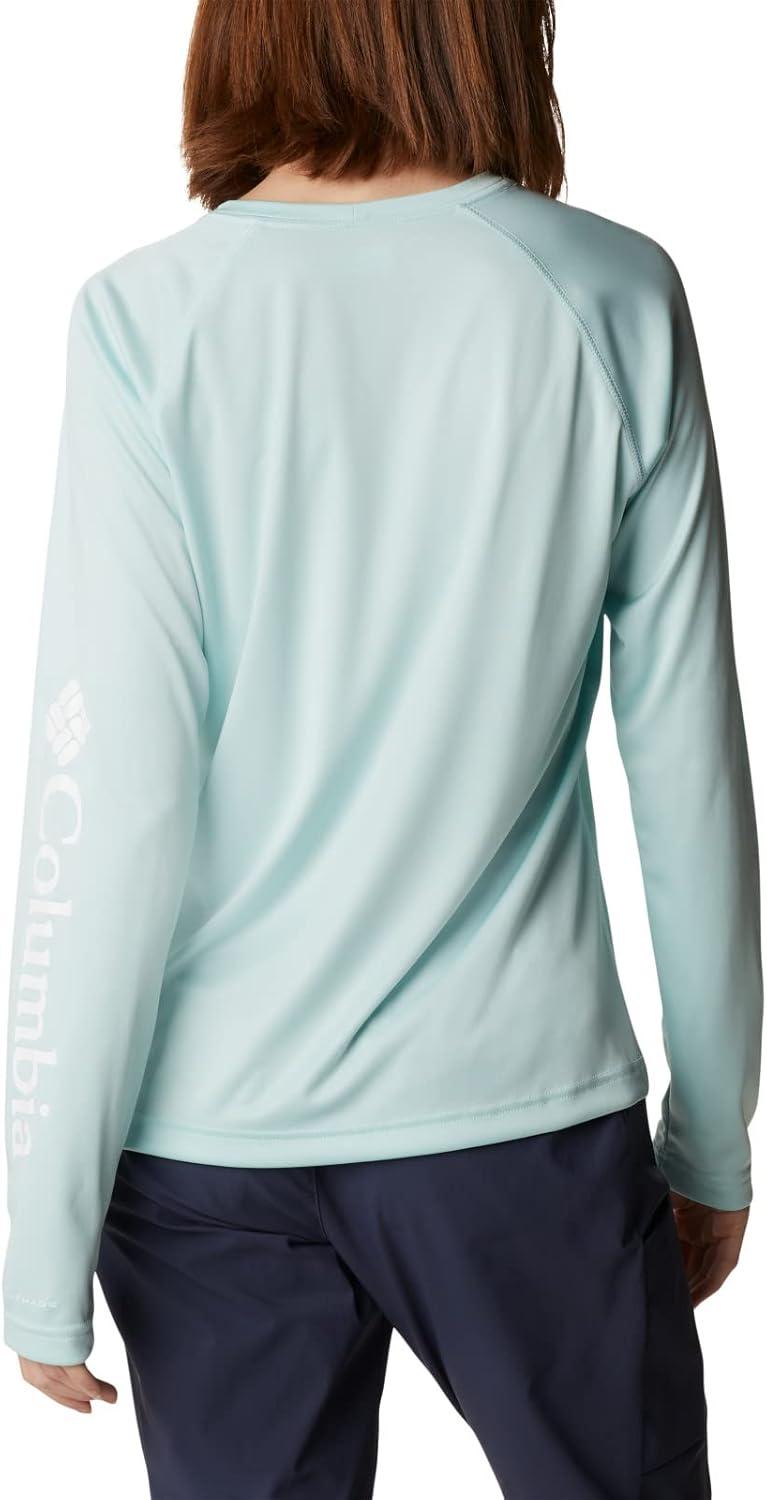 imageColumbia Womens Fork Stream Long Sleeve ShirtIcy MornWhite Logo