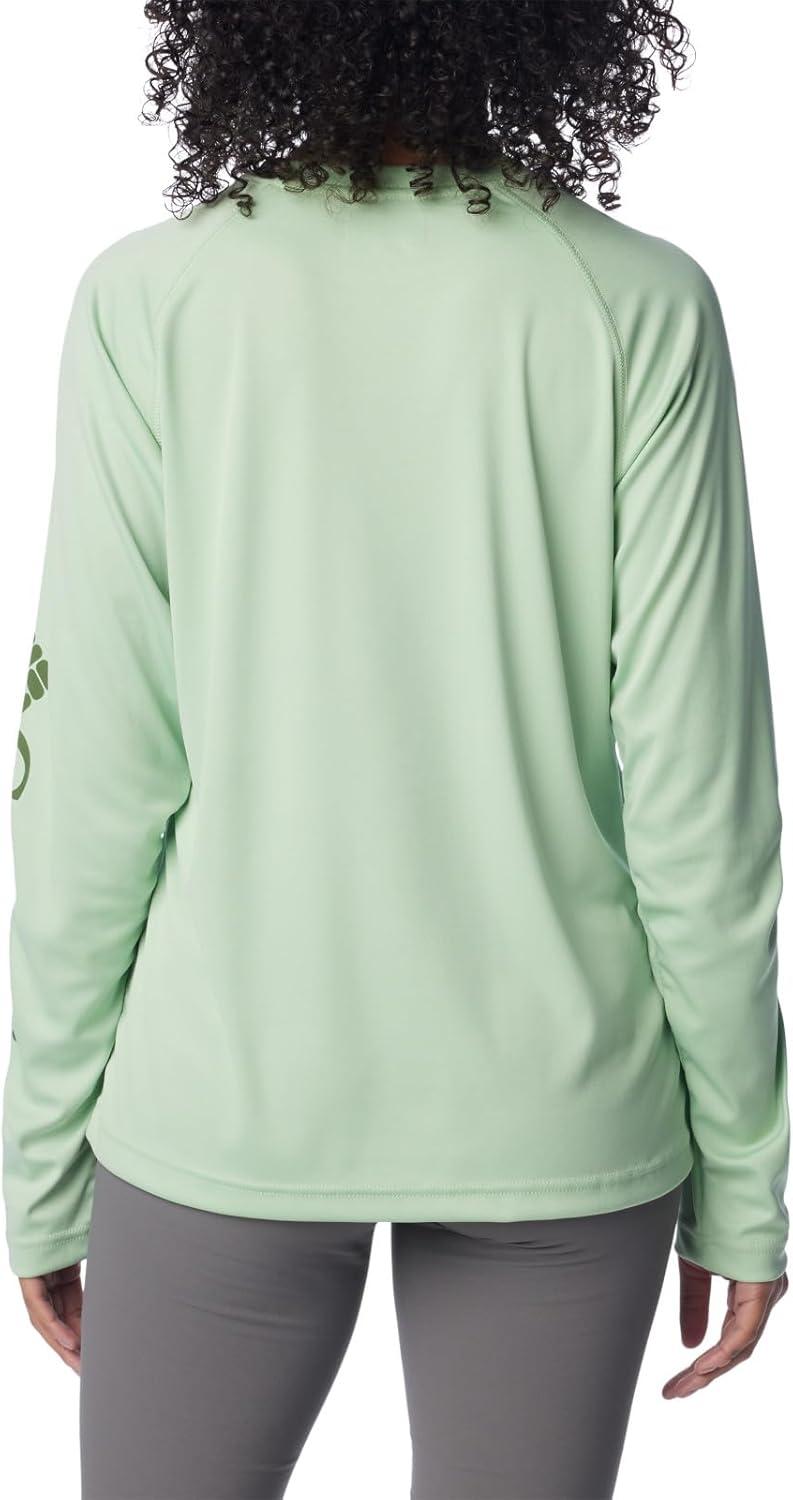 imageColumbia Womens Fork Stream Long Sleeve ShirtSage LeafCanteen Logo