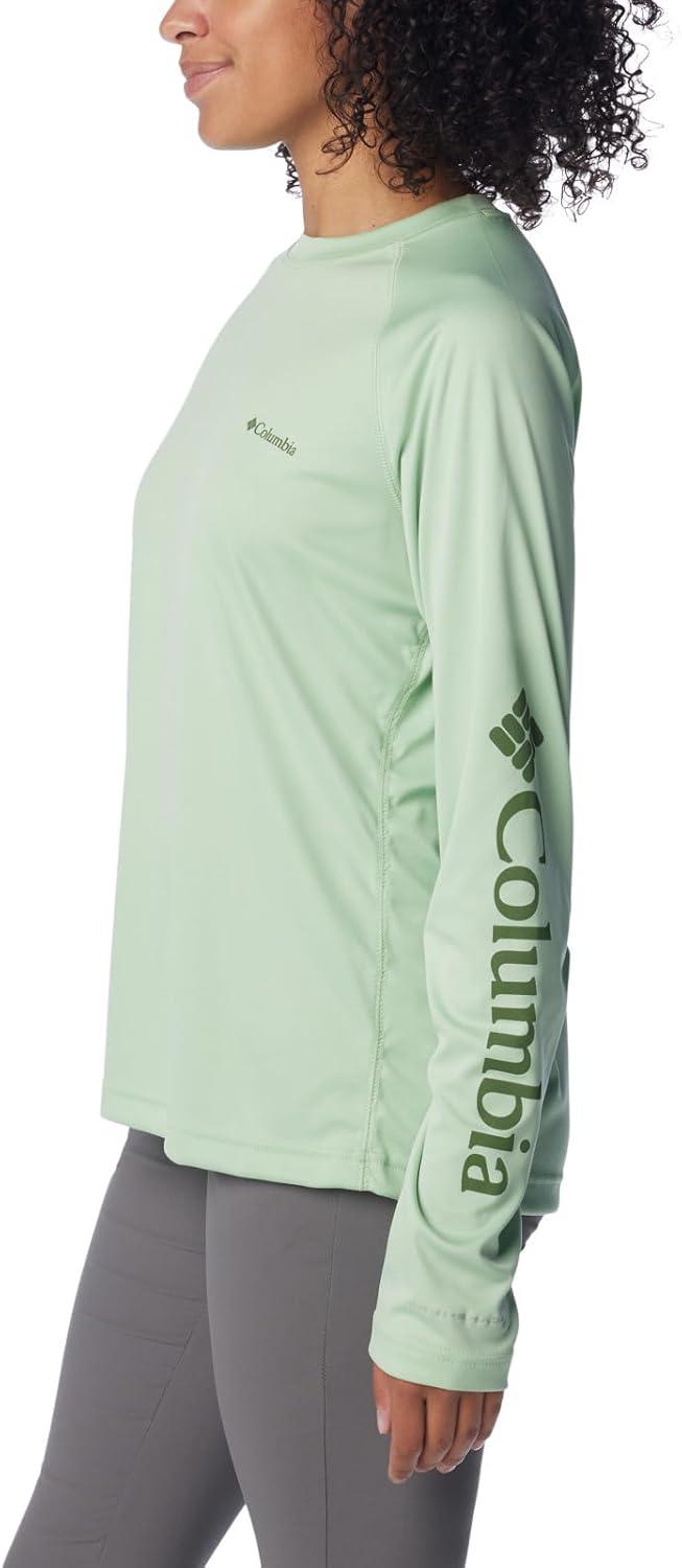 imageColumbia Womens Fork Stream Long Sleeve ShirtSage LeafCanteen Logo