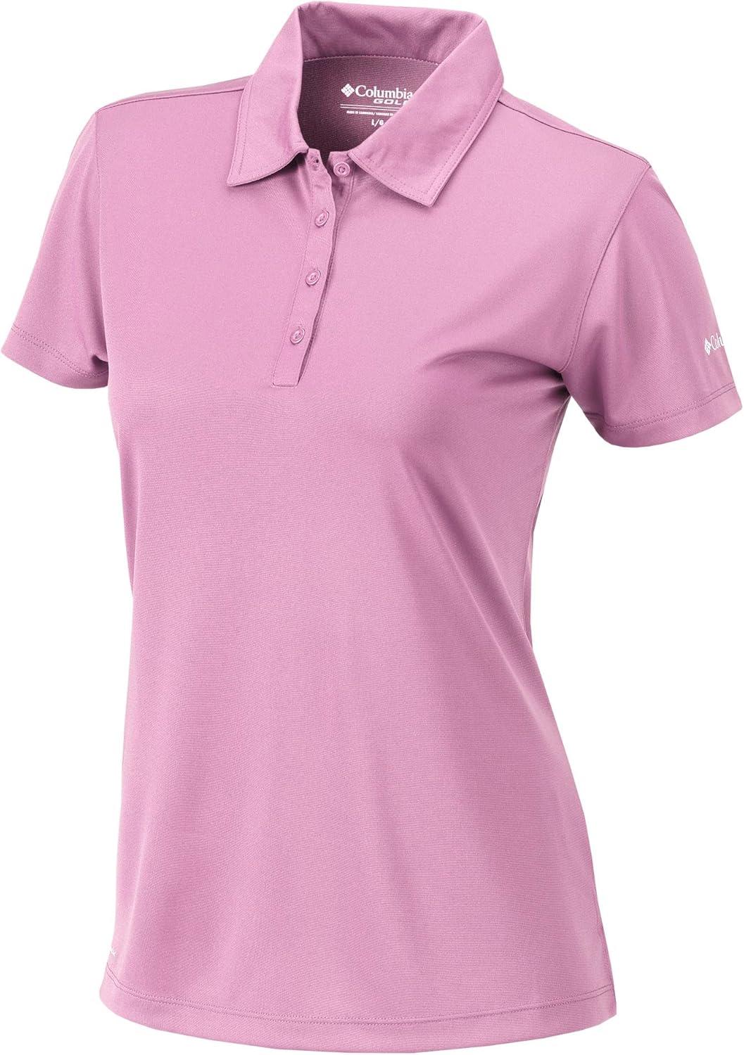 imageColumbia Womens Golf Birdie Polo Omni Wick Performance Breathable Short SleeveAura