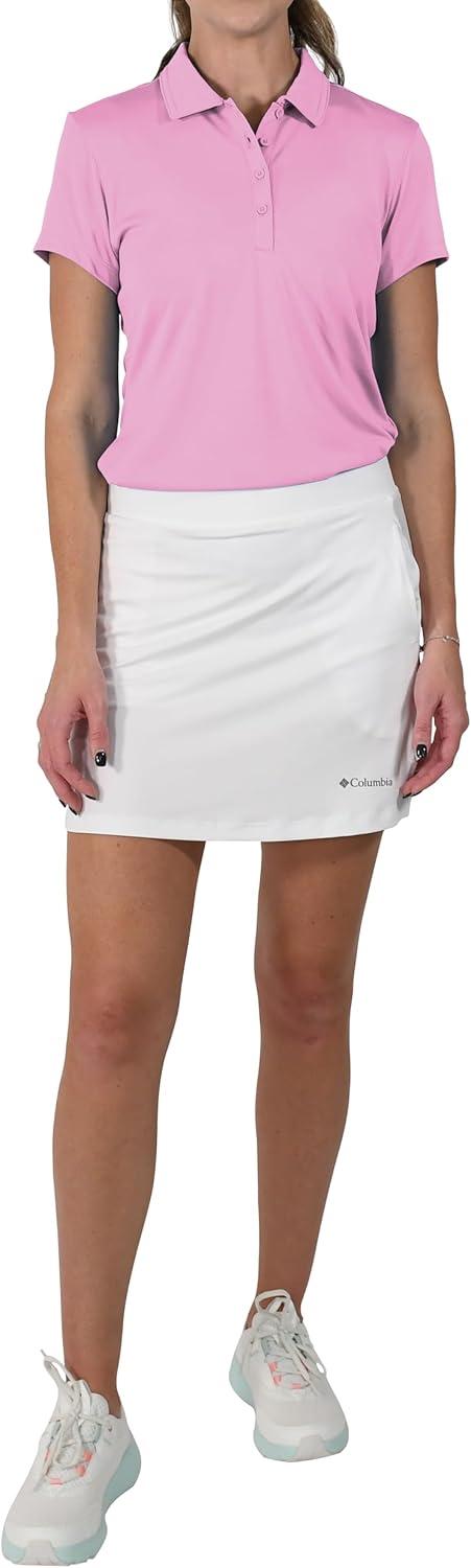 imageColumbia Womens Golf Birdie Polo Omni Wick Performance Breathable Short SleeveAura