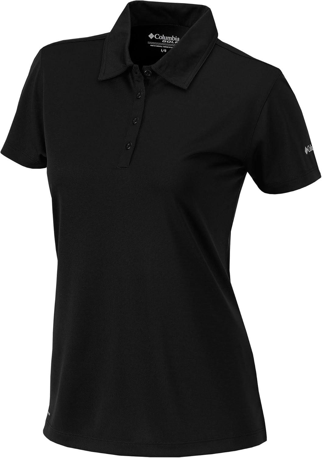 imageColumbia Womens Golf Birdie Polo Omni Wick Performance Breathable Short SleeveBlack