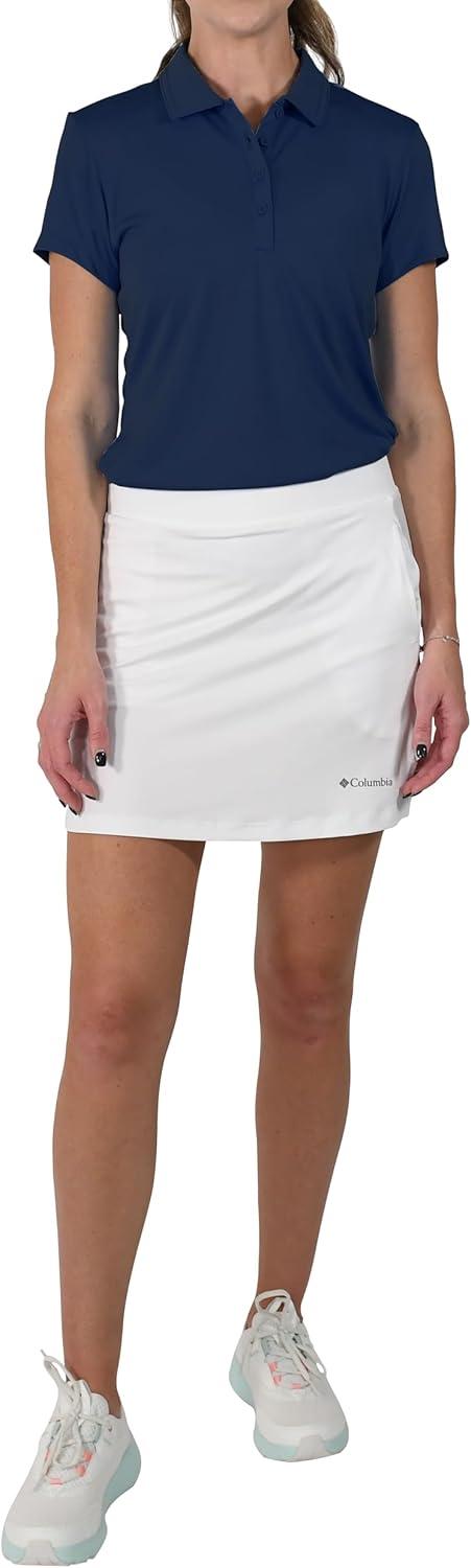 imageColumbia Womens Golf Birdie Polo Omni Wick Performance Breathable Short SleeveCollegiate Navy