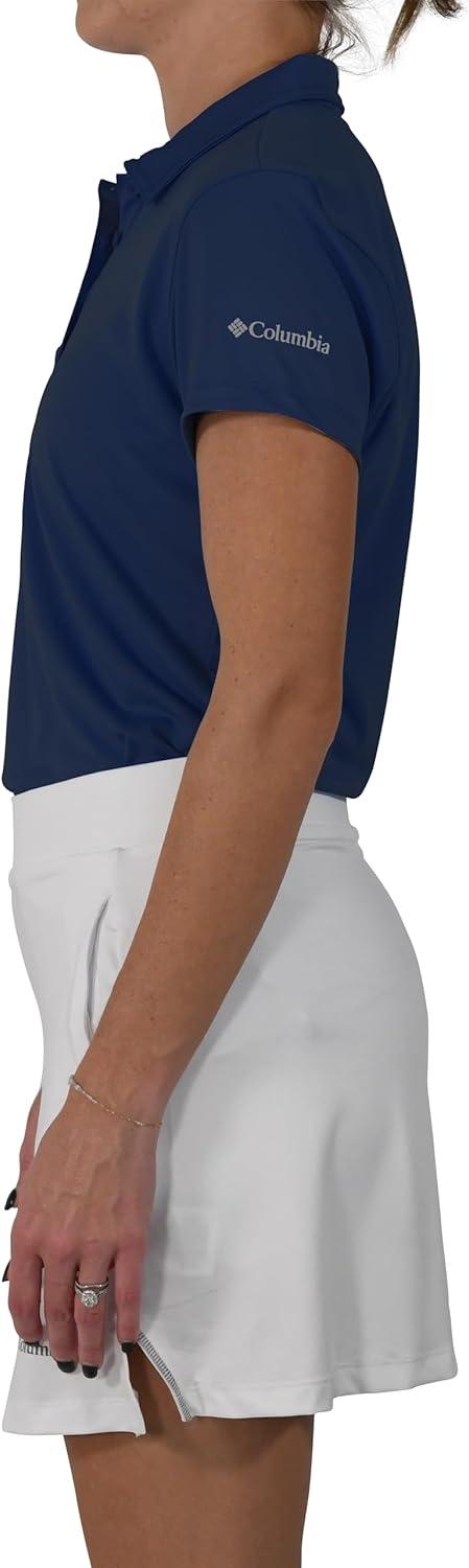 imageColumbia Womens Golf Birdie Polo Omni Wick Performance Breathable Short SleeveCollegiate Navy