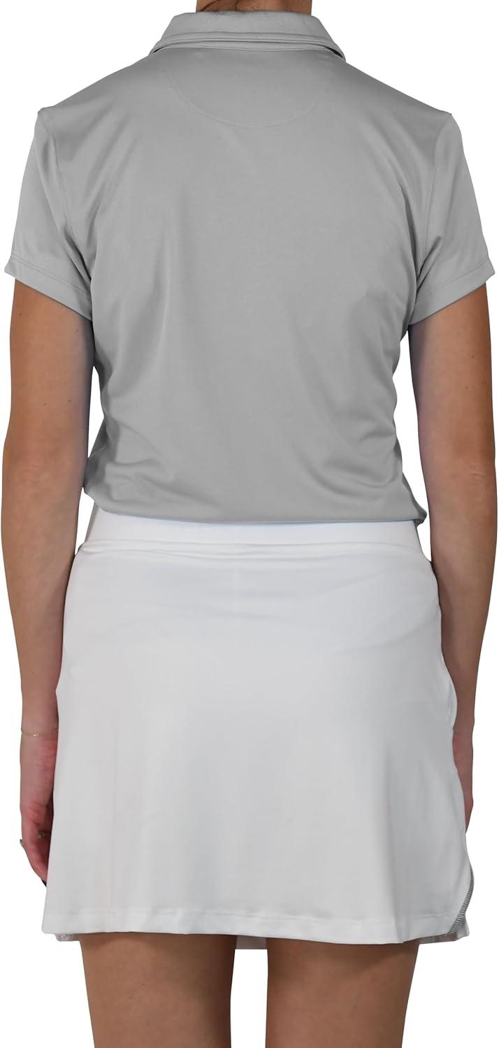 imageColumbia Womens Golf Birdie Polo Omni Wick Performance Breathable Short SleeveCool Grey