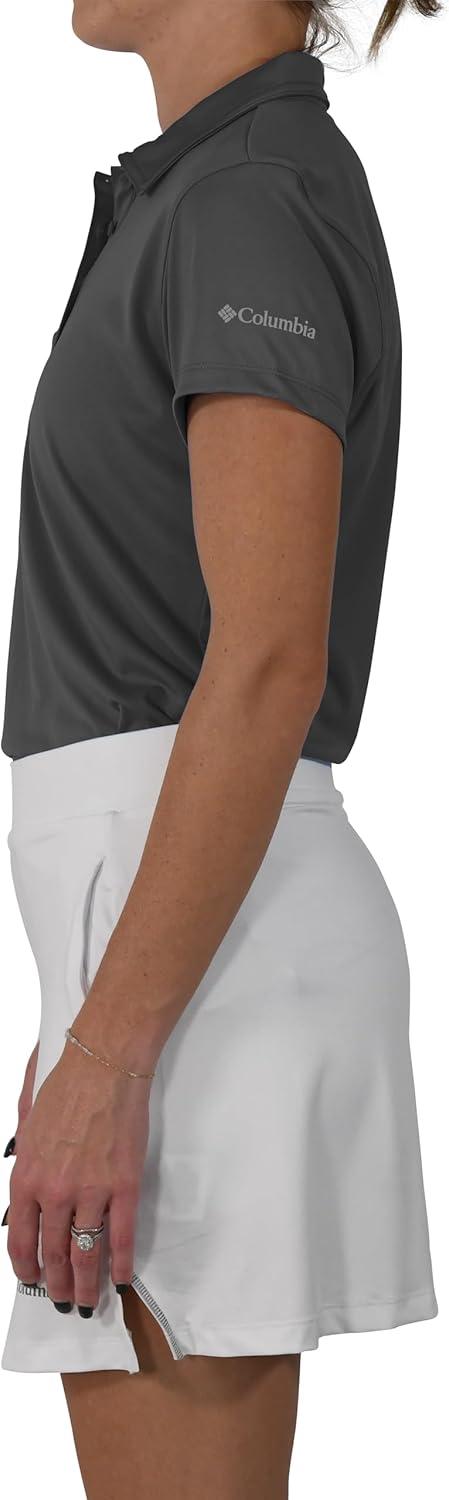 imageColumbia Womens Golf Birdie Polo Omni Wick Performance Breathable Short SleeveForged Iron