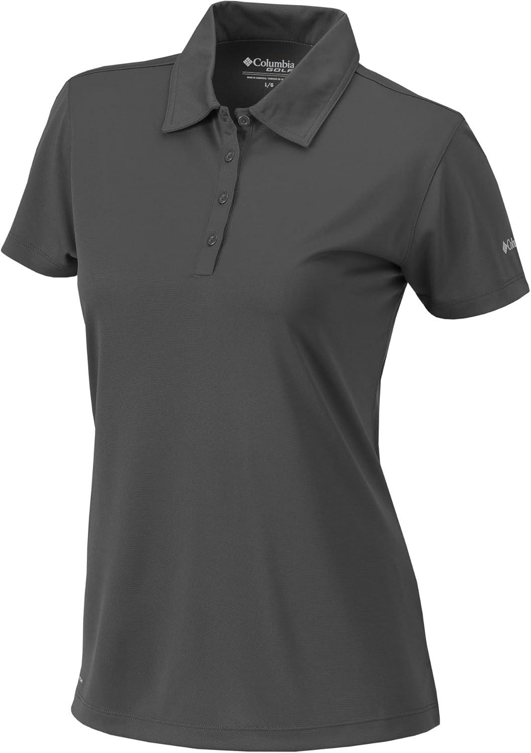 imageColumbia Womens Golf Birdie Polo Omni Wick Performance Breathable Short SleeveForged Iron