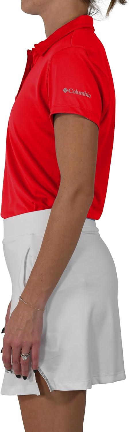 imageColumbia Womens Golf Birdie Polo Omni Wick Performance Breathable Short SleeveIntense Red