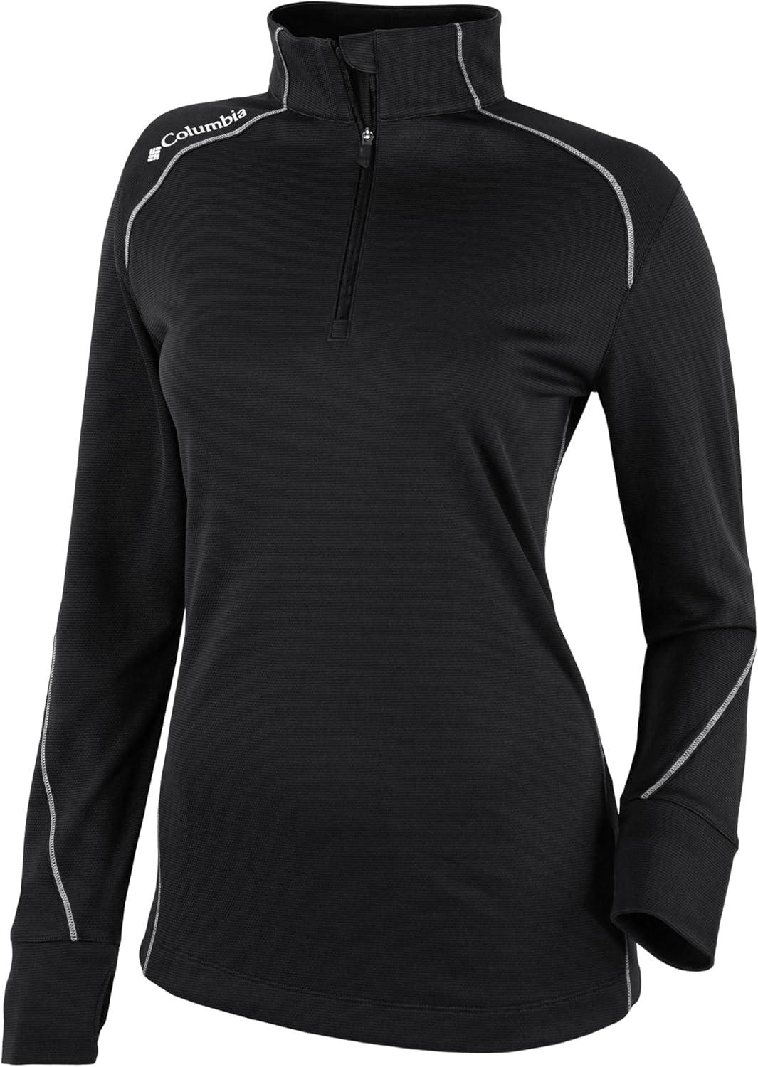 imageColumbia Womens Golf Shotgun 20 Pullover OMNI WICK Breathable Long SleeveBlack
