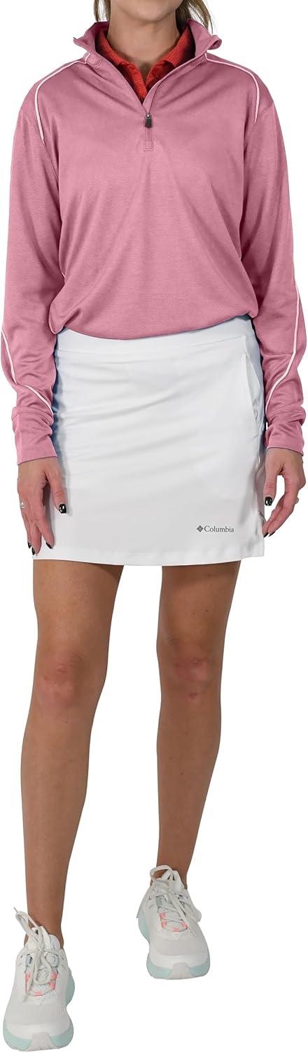 imageColumbia Womens Golf Shotgun 20 Pullover OMNI WICK Breathable Long SleeveCherry Blossom