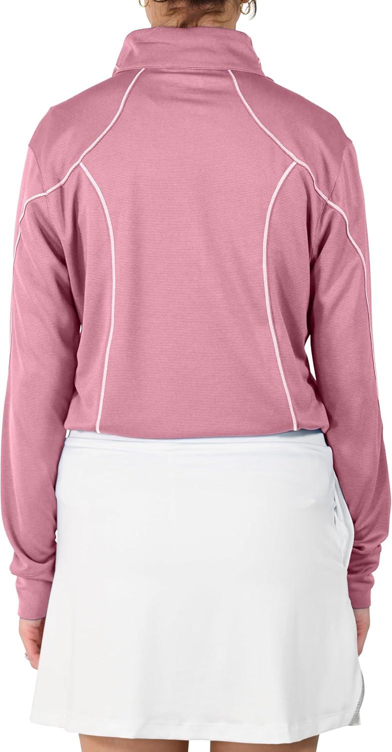 imageColumbia Womens Golf Shotgun 20 Pullover OMNI WICK Breathable Long SleeveCherry Blossom