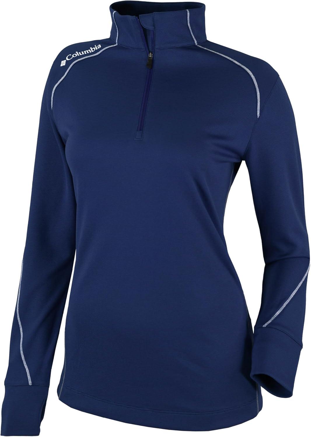 imageColumbia Womens Golf Shotgun 20 Pullover OMNI WICK Breathable Long SleeveCollegiate Navy